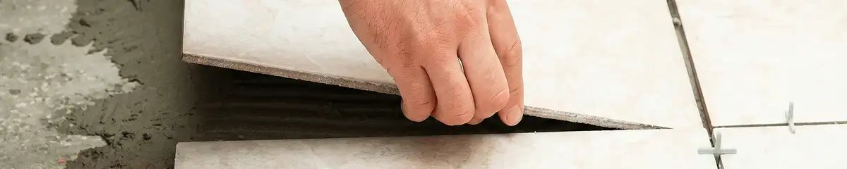 Professional installing ceramic tile floors in Birmingham, AL