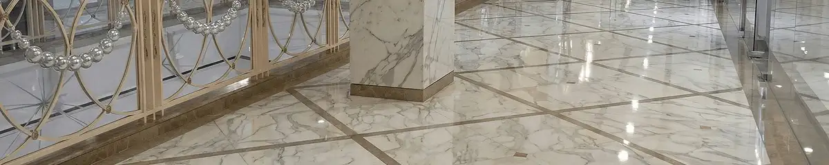 Beautiful marble floor professionally installed in Birmingham, AL